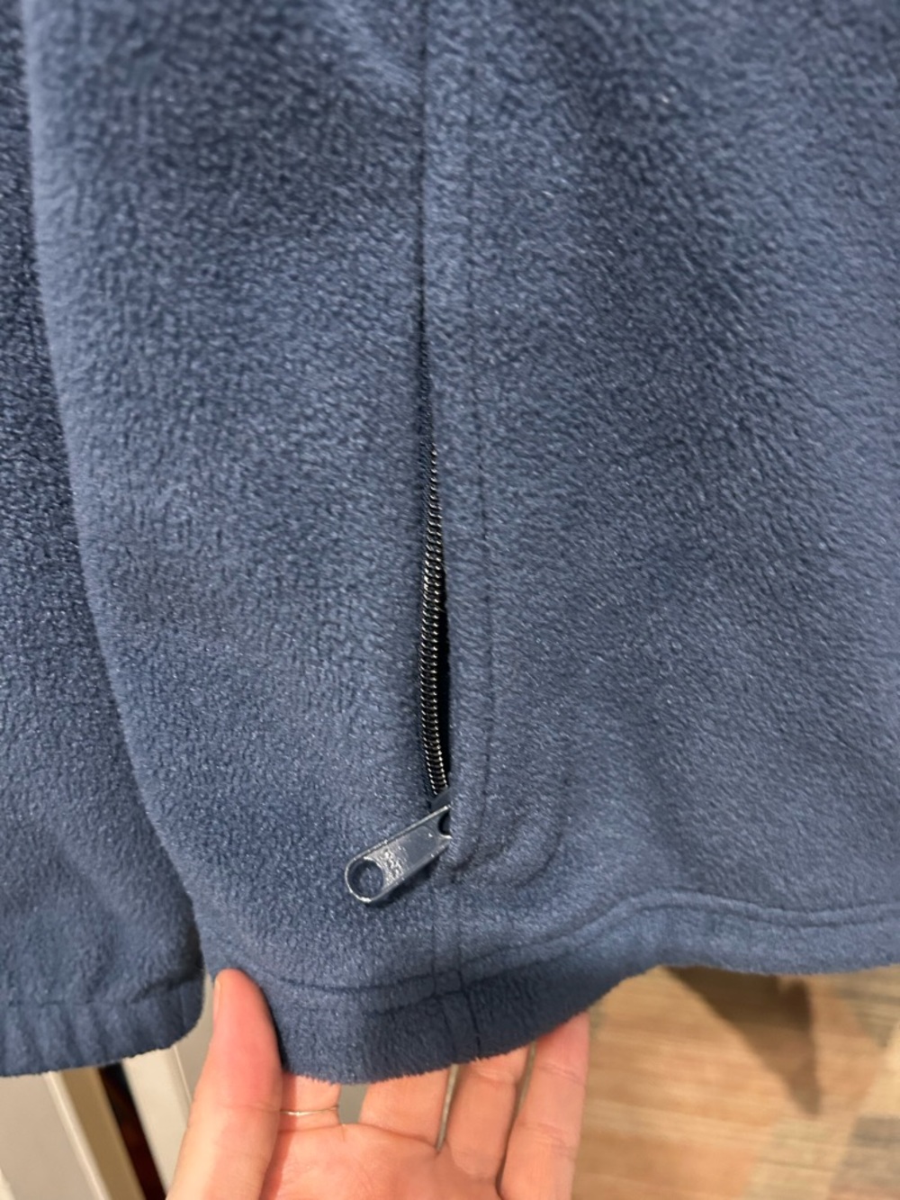 Columbia Blue Full-Zip Hooded Fleece Jacket - Picture 2 of 5